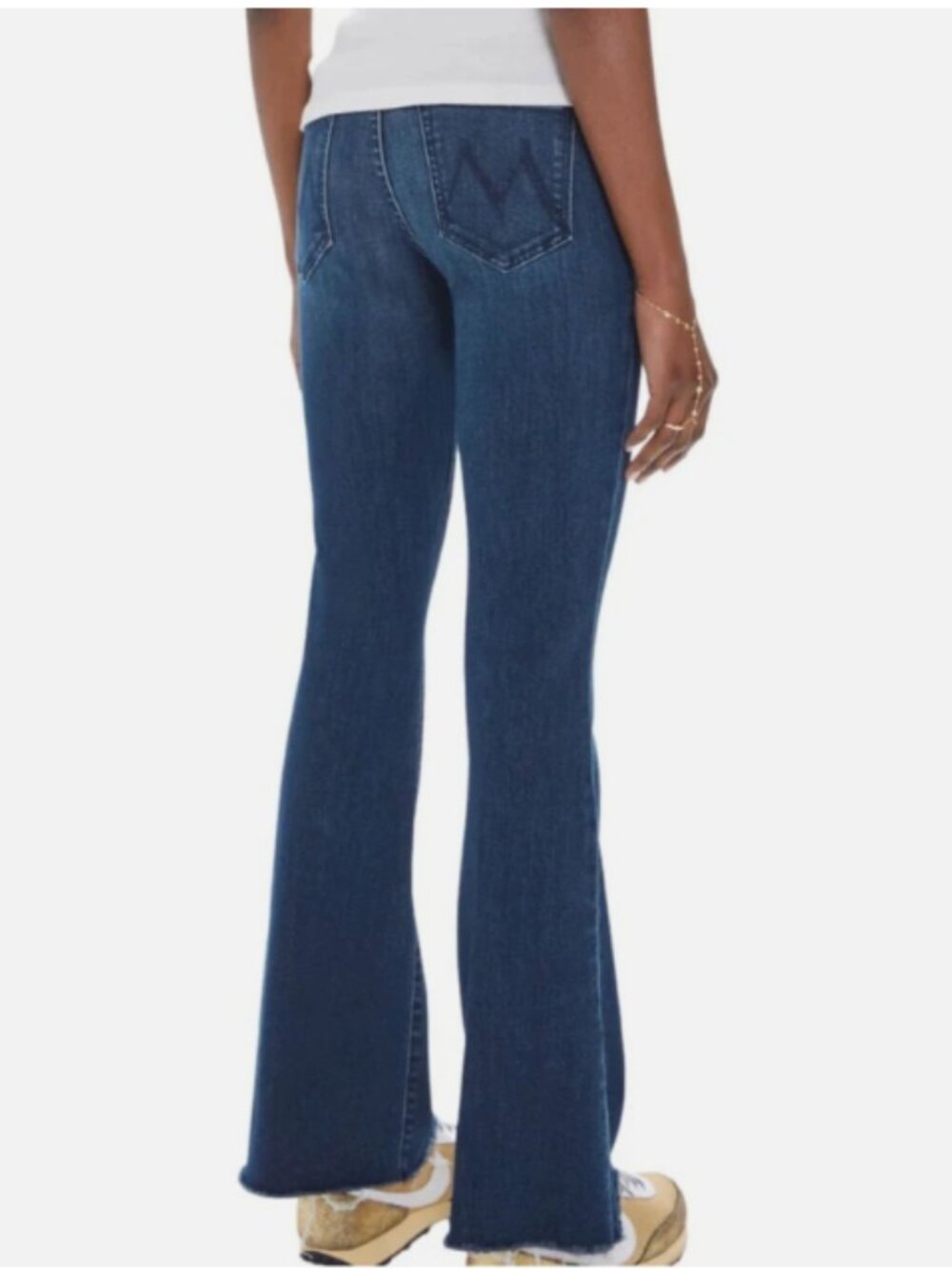 Mother Womens |32| The Weekender Fray Jeans in Color-Mint Condition (Dark Wash) - Picture 2 of 14
